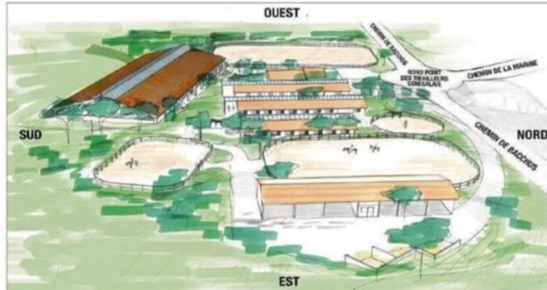 plan centre equestre
